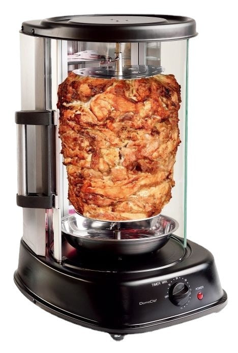Home Grill Electric Rotisserie | Indoor Smokeless Chicken & Skewer Stove