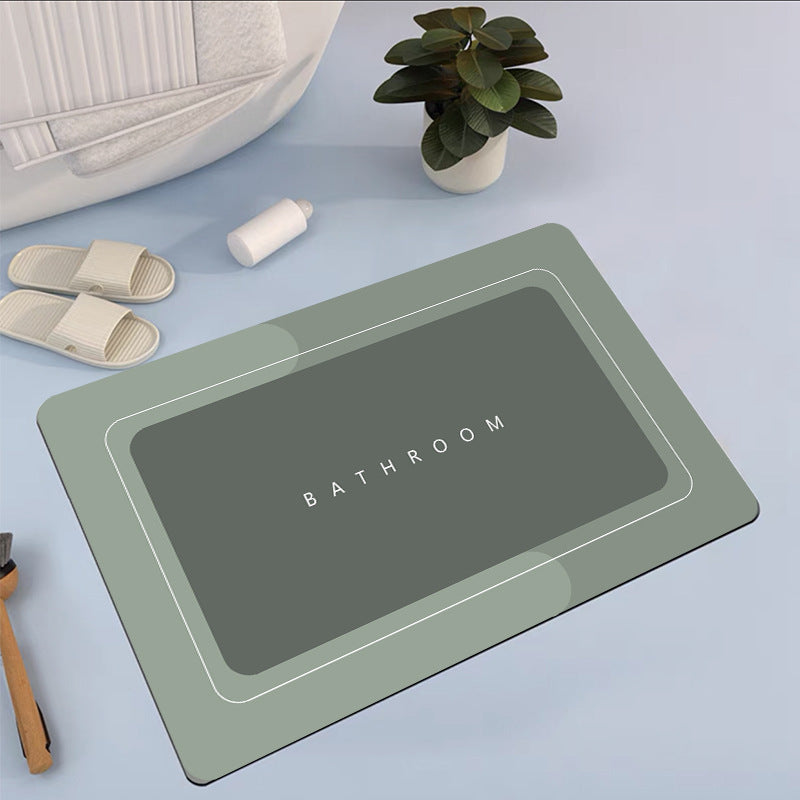 Bathroom Absorbent & Quick-Drying Floor Mat | Non-Slip Soft Rug