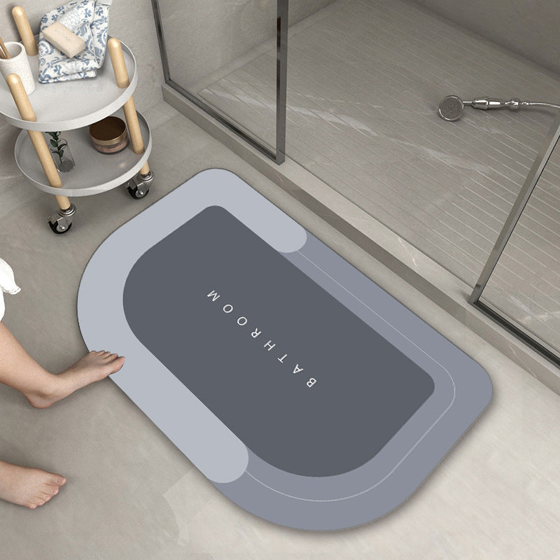 Bathroom Absorbent & Quick-Drying Floor Mat | Non-Slip Soft Rug