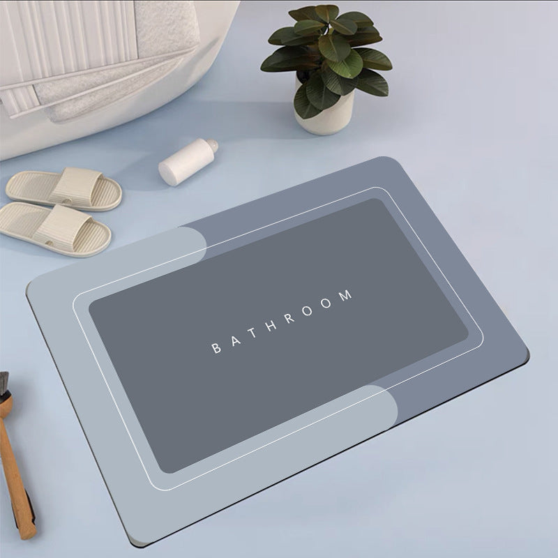 Bathroom Absorbent & Quick-Drying Floor Mat | Non-Slip Soft Rug
