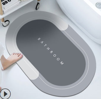 Bathroom Absorbent & Quick-Drying Floor Mat | Non-Slip Soft Rug