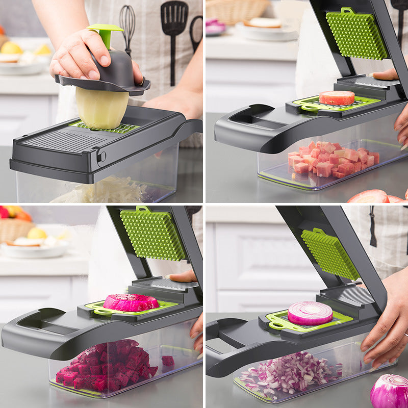 Multifunctional Vegetable Cutter | Home Kitchen Slicer & Dicer for Fruits and Vegetables
