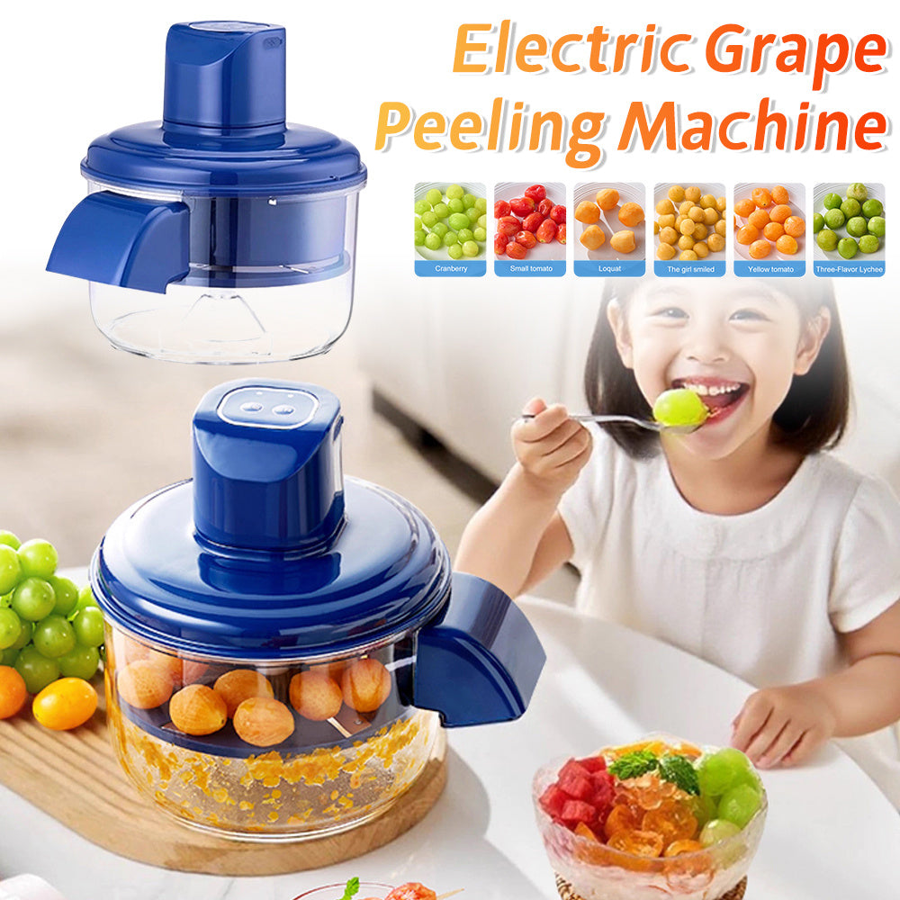 Automatic Electric Grape Peeler | Rechargeable Hands-Free Fruit Peeling Machine