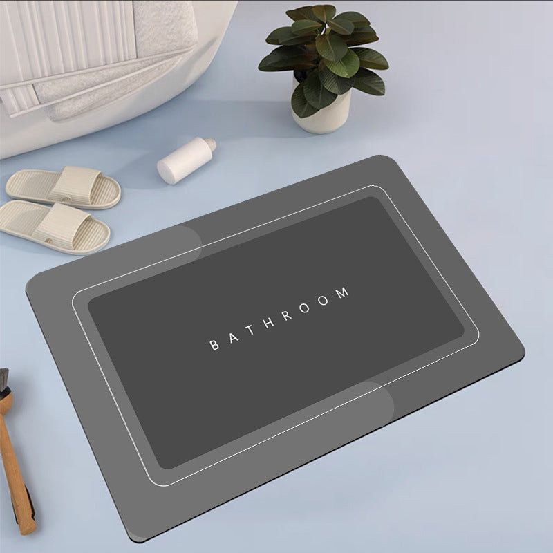 Bathroom Absorbent & Quick-Drying Floor Mat | Non-Slip Soft Rug