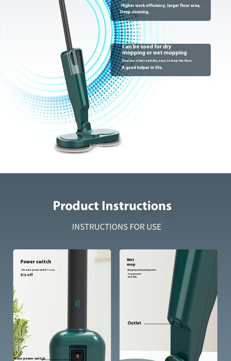 Lazy Wireless All-in-One Sweeping & Mopping Machine | Smart Home Cleaner