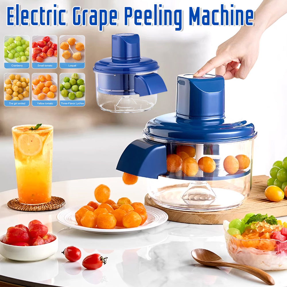 Automatic Electric Grape Peeler | Rechargeable Hands-Free Fruit Peeling Machine