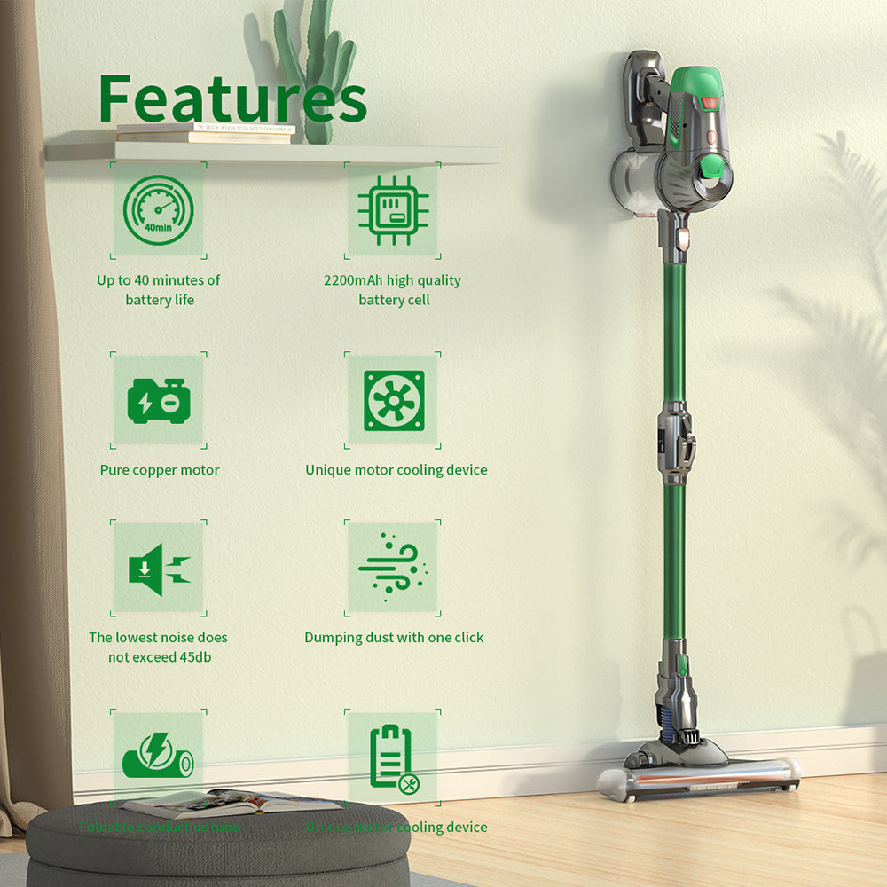 Handheld Wireless Vacuum Cleaner | Foldable Tube & Portable Household Cleaning