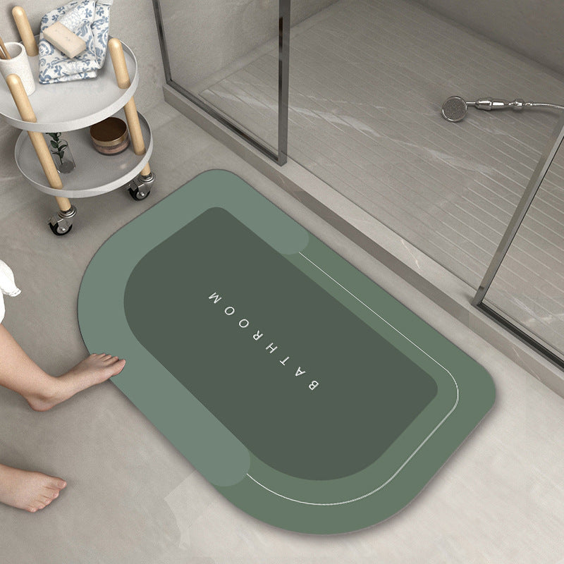 Bathroom Absorbent & Quick-Drying Floor Mat | Non-Slip Soft Rug